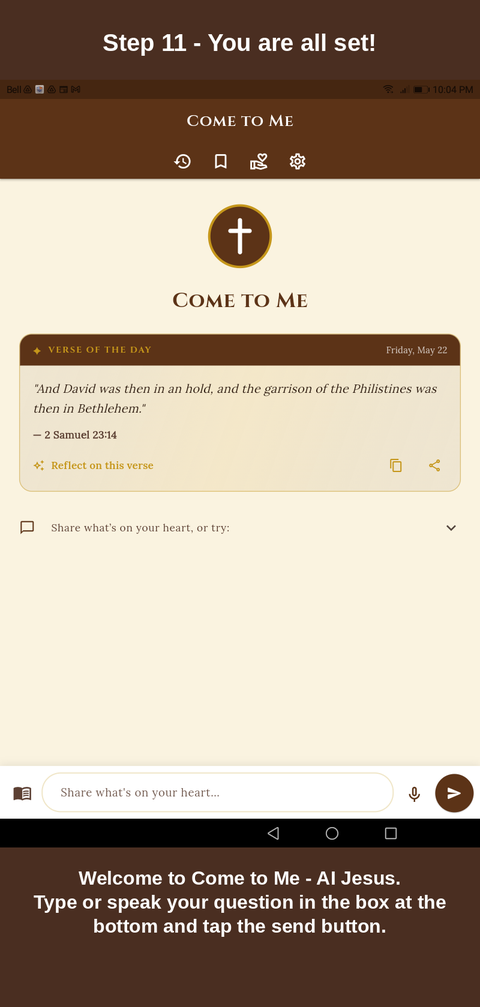 Step 11 — You are all set!
